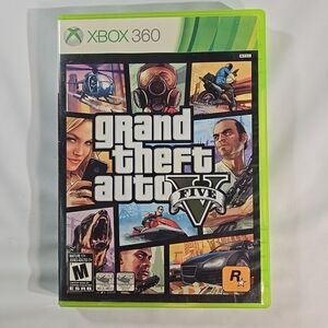 Microsoft Xbox 360 Grand Theft Auto V - Green and Black